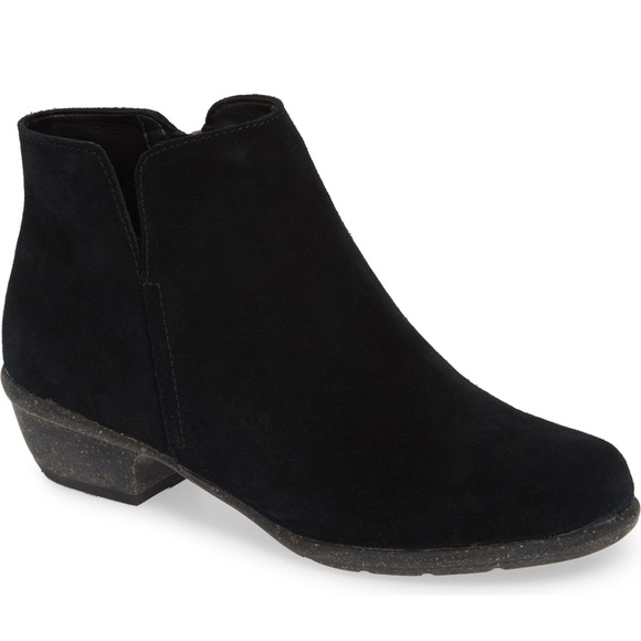 Clarks Nubuck Ankle Booties